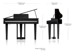 Piano Roland De Cola Digital Gp-3-Pe