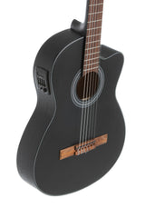 Guitarra Electroacustica Gewa Vg500166 Negra Nylon - vista 2