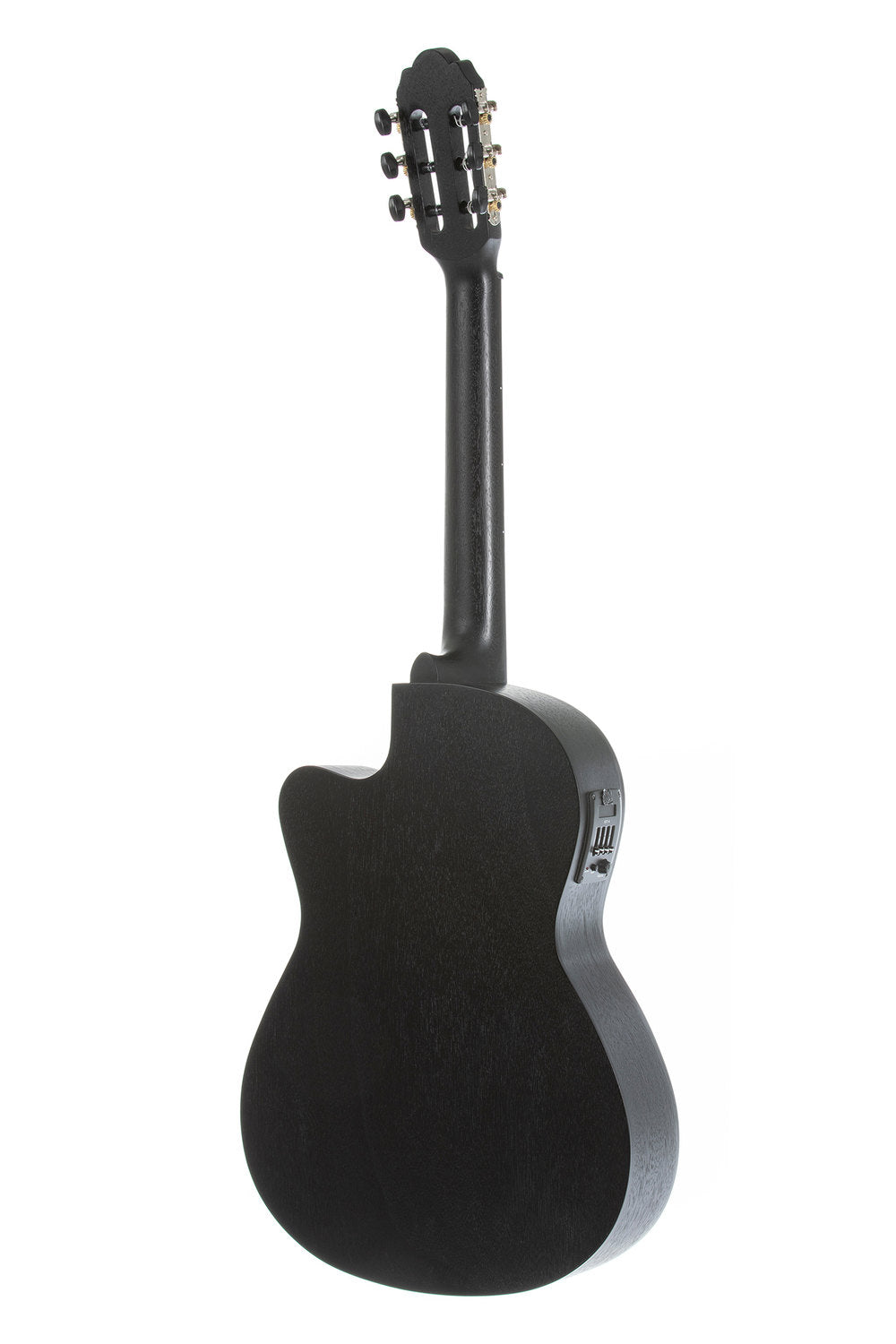 Guitarra Electroacustica Gewa Vg500166 Negra Nylon - vista 3