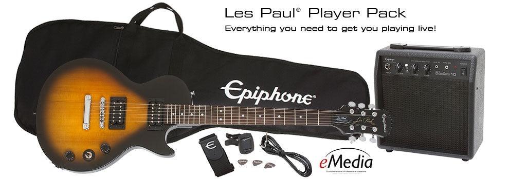 Guitarra Electrica Epiphone Egl1vsch1 Kit Les Paul Player Pack