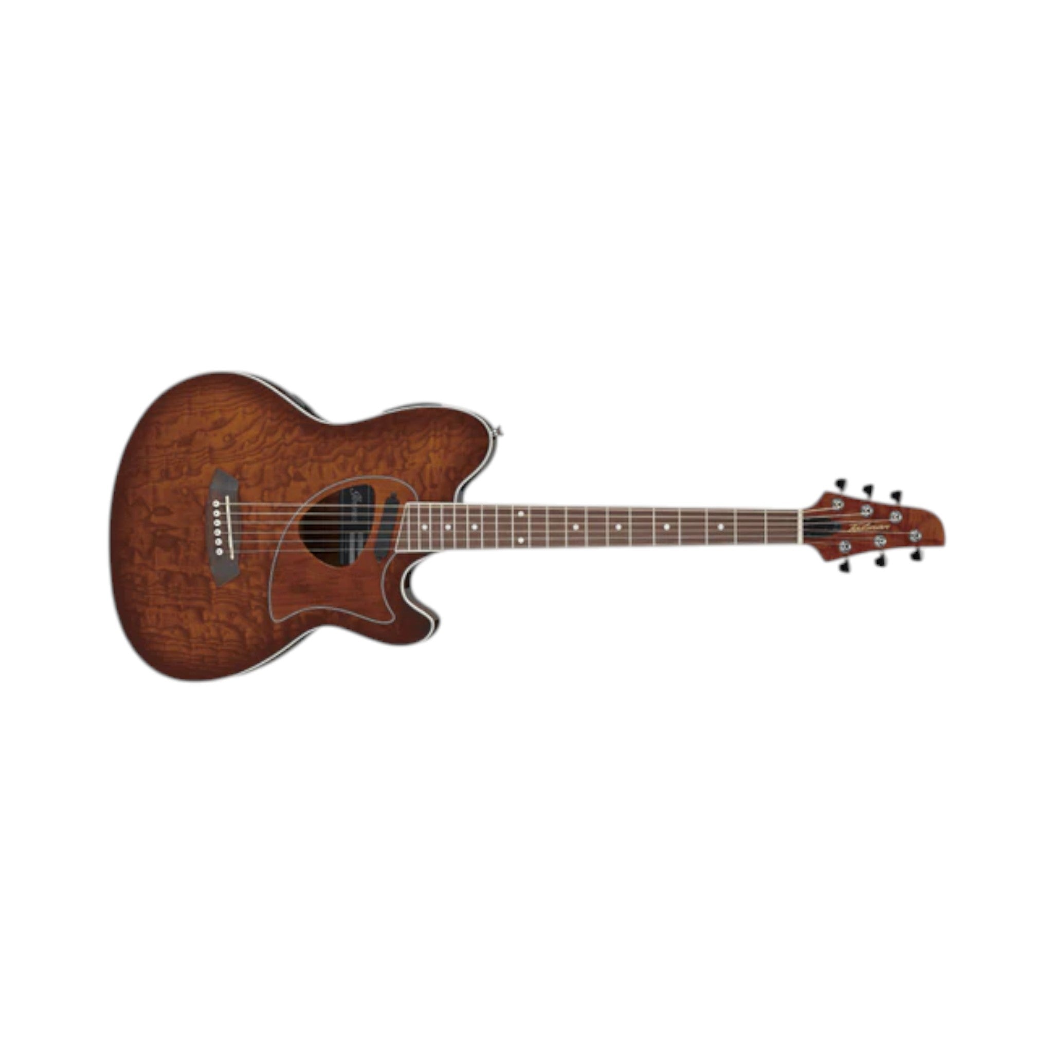 Guitarra Electroacustica Ibanez Tcm50-vbs Cuerdas Metalicas
