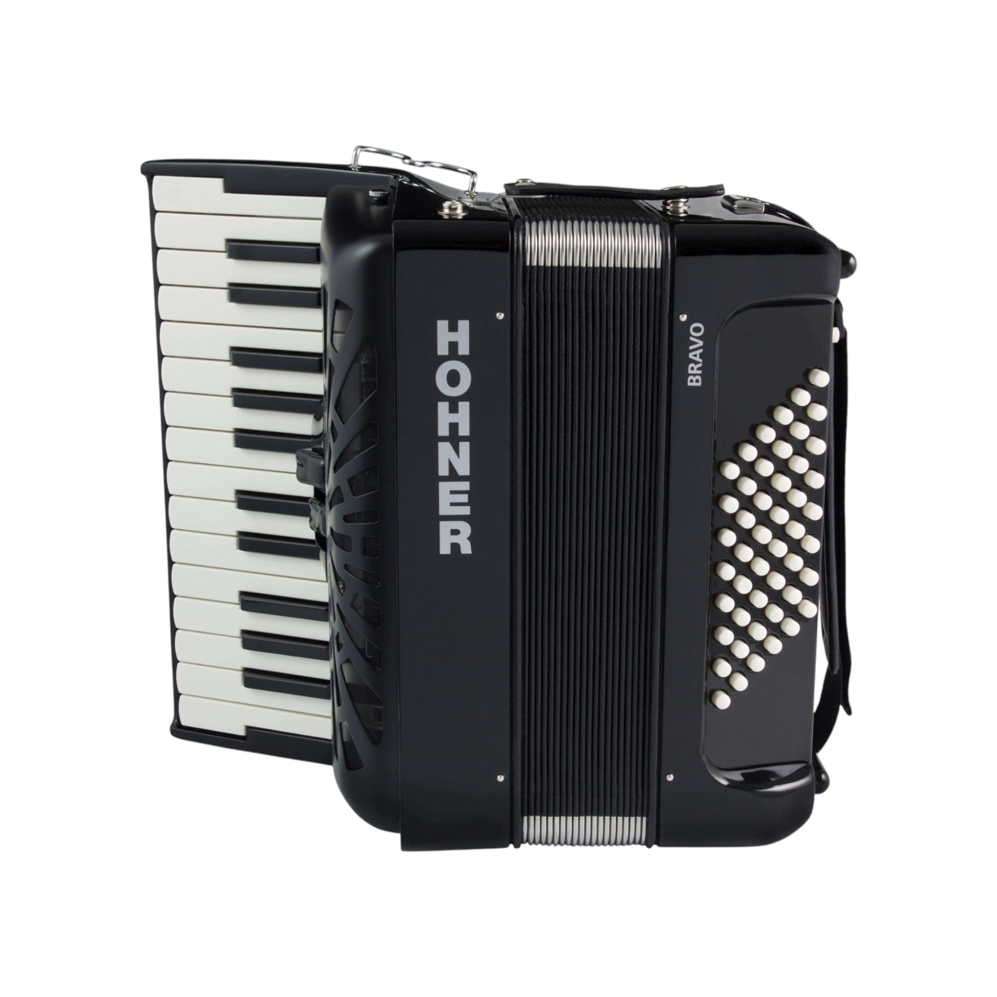 Acordeon 48 Bajos Hohner Bravo II Negro A16522