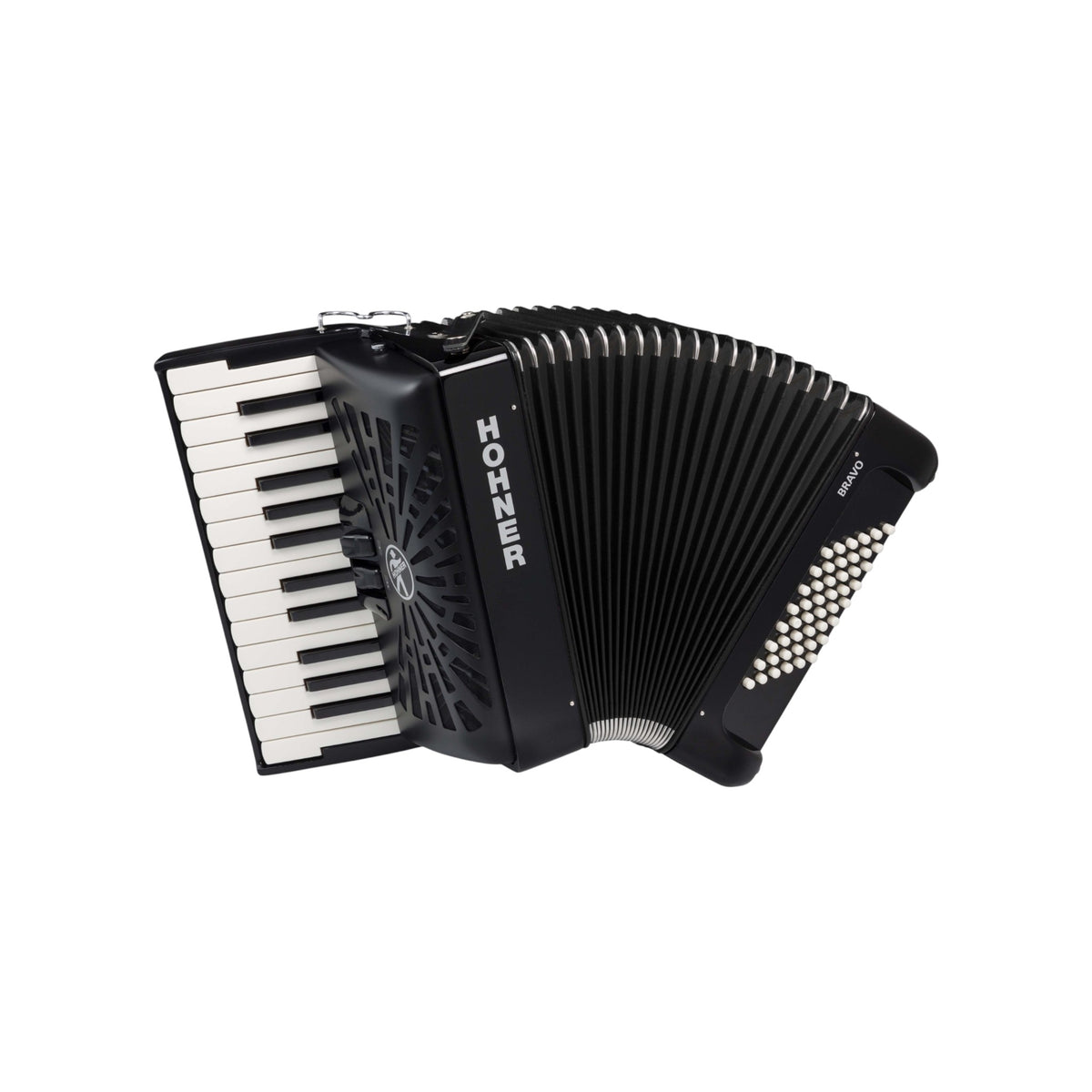 Acordeon 48 Bajos Hohner Bravo II Negro A16522