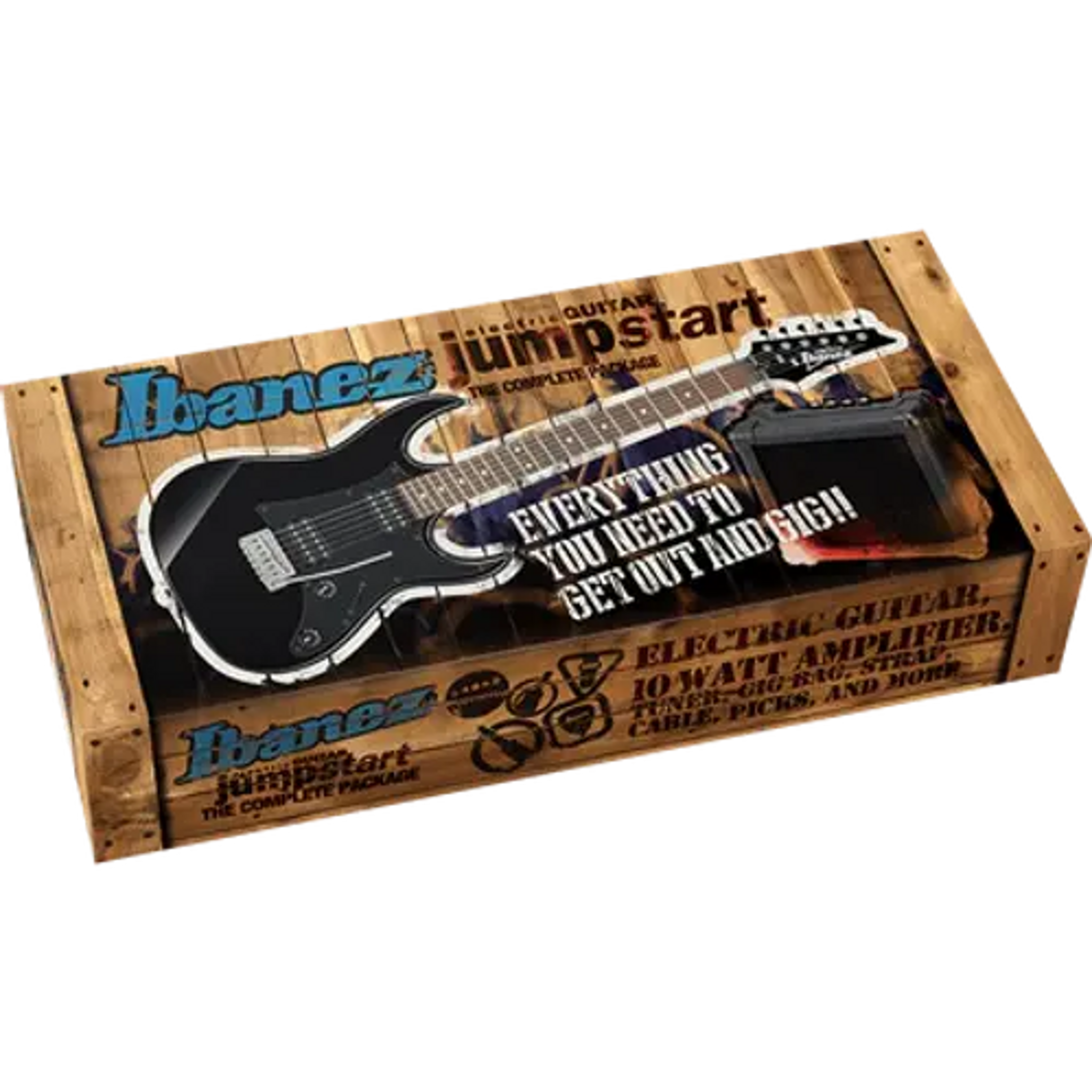 Guitarra eléctrica Ibanez IJRX20N-BL Azul Kit — vista 3