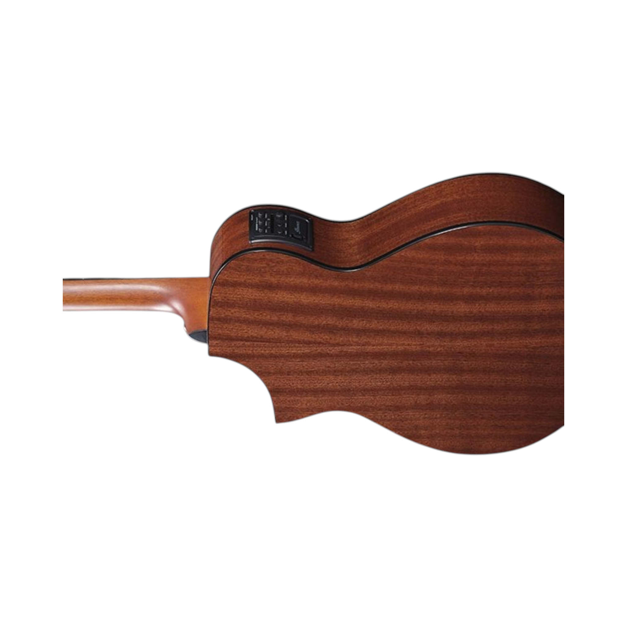 Guitarra electroacústica de 6 cuerdas Ibanez AEWC11-TRANSPARENT Charcoal Burst Low Gloss — vista 2