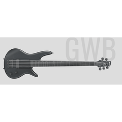 Bajo eléctrico de 5 cuerdas Ibanez GWB35 Black Flat — vista 1