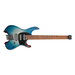Guitarra eléctrica de 6 cuerdas Ibanez QX54QM-BLUE Sphere Burst Matte Sin Cabeza — vista 1