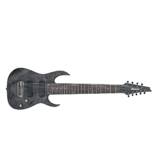 Guitarra eléctrica de 9 cuerdas Ibanez 9 Cuerdas RG9PB-TRANSPARENT Gray Flat — vista 1