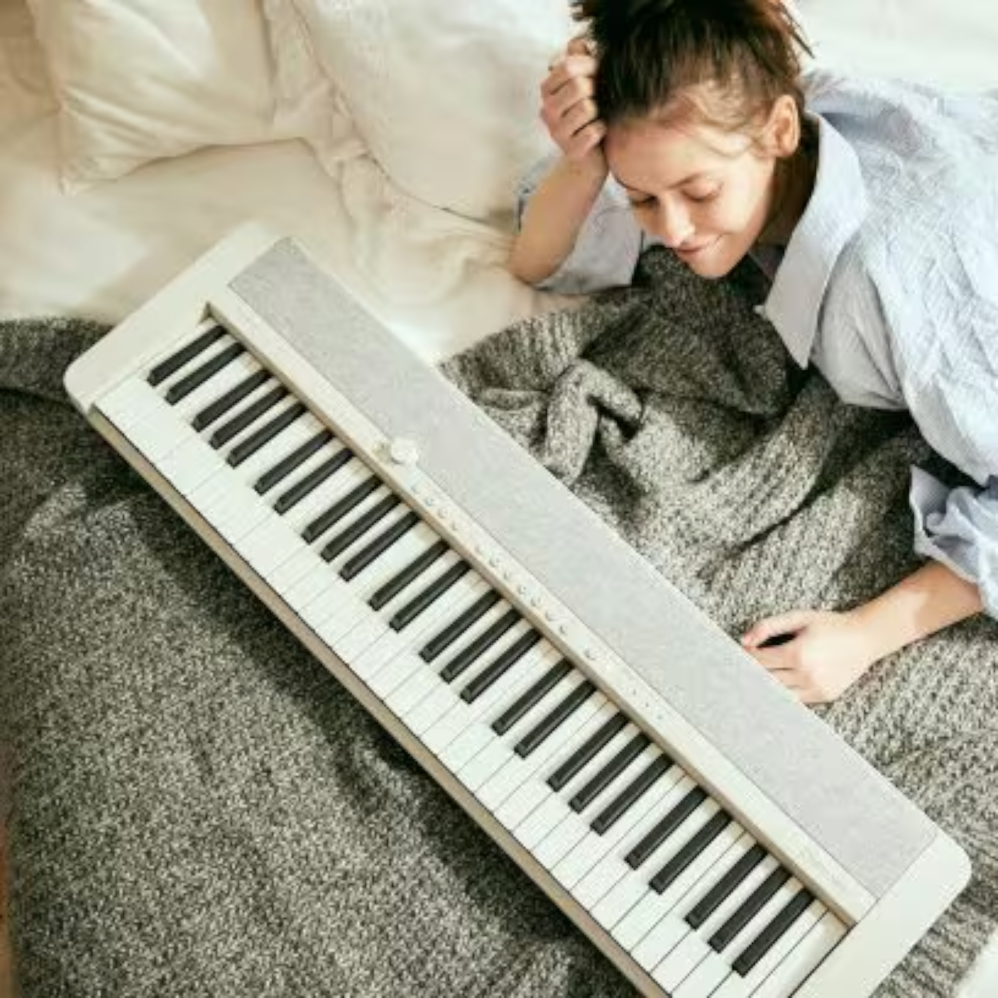 Teclado Casio Ct-s1 We + Adaptador Wu-bt10