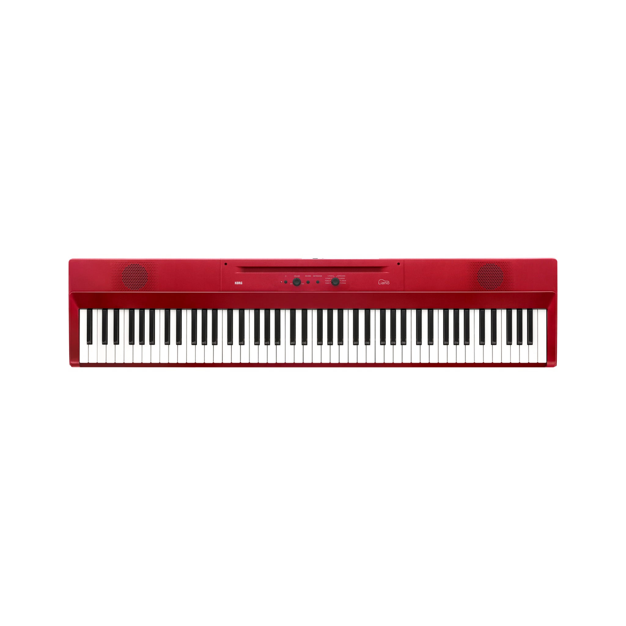 Piano digital Korg Liano L1 de 88 teclas rojo — vista 1
