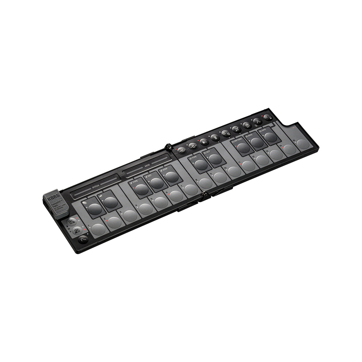 Controlador MIDI Korg nanoKEY Fold BK plegable negro — vista 1