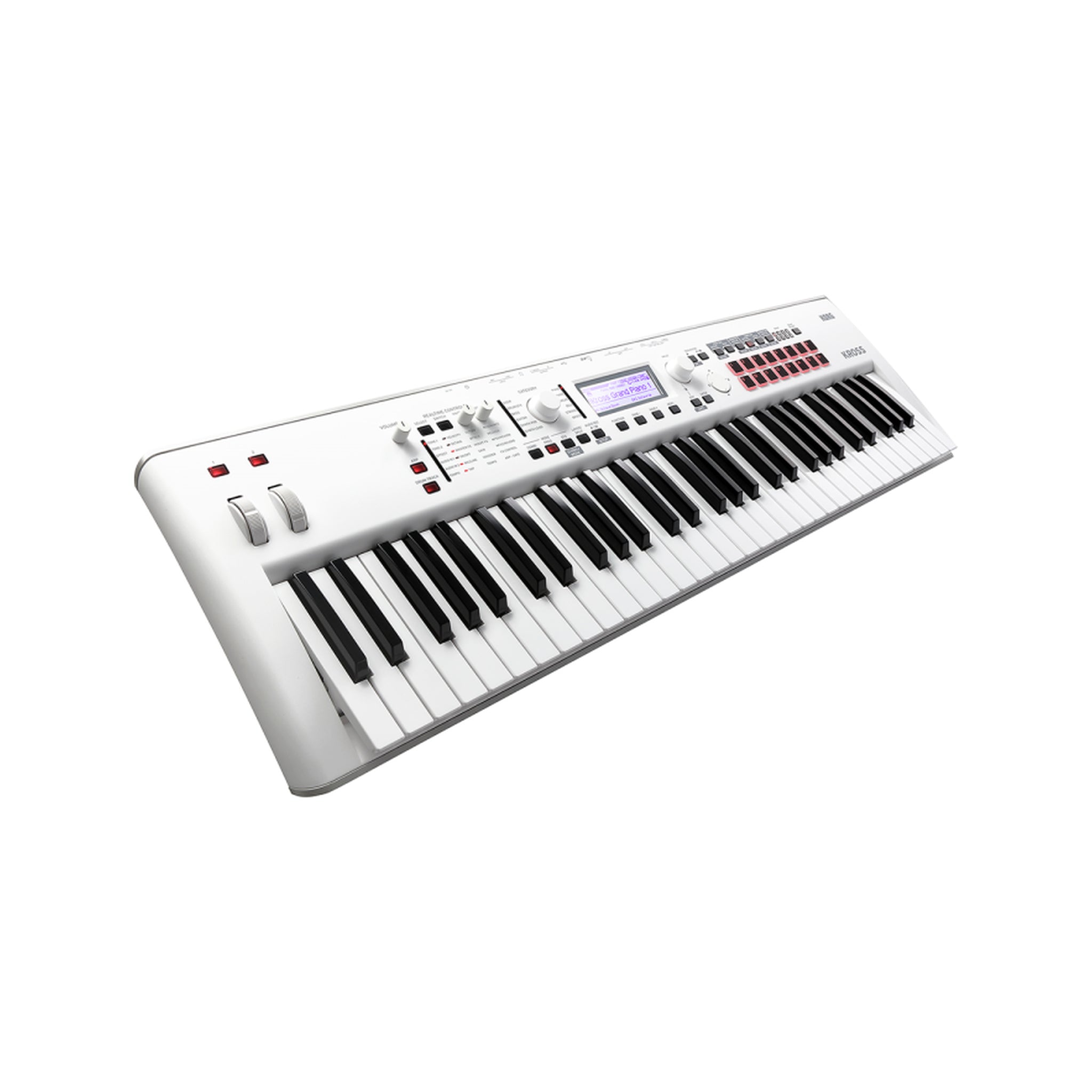 Workstation Korg Kross 2 de 61 teclas blanco — vista 2
