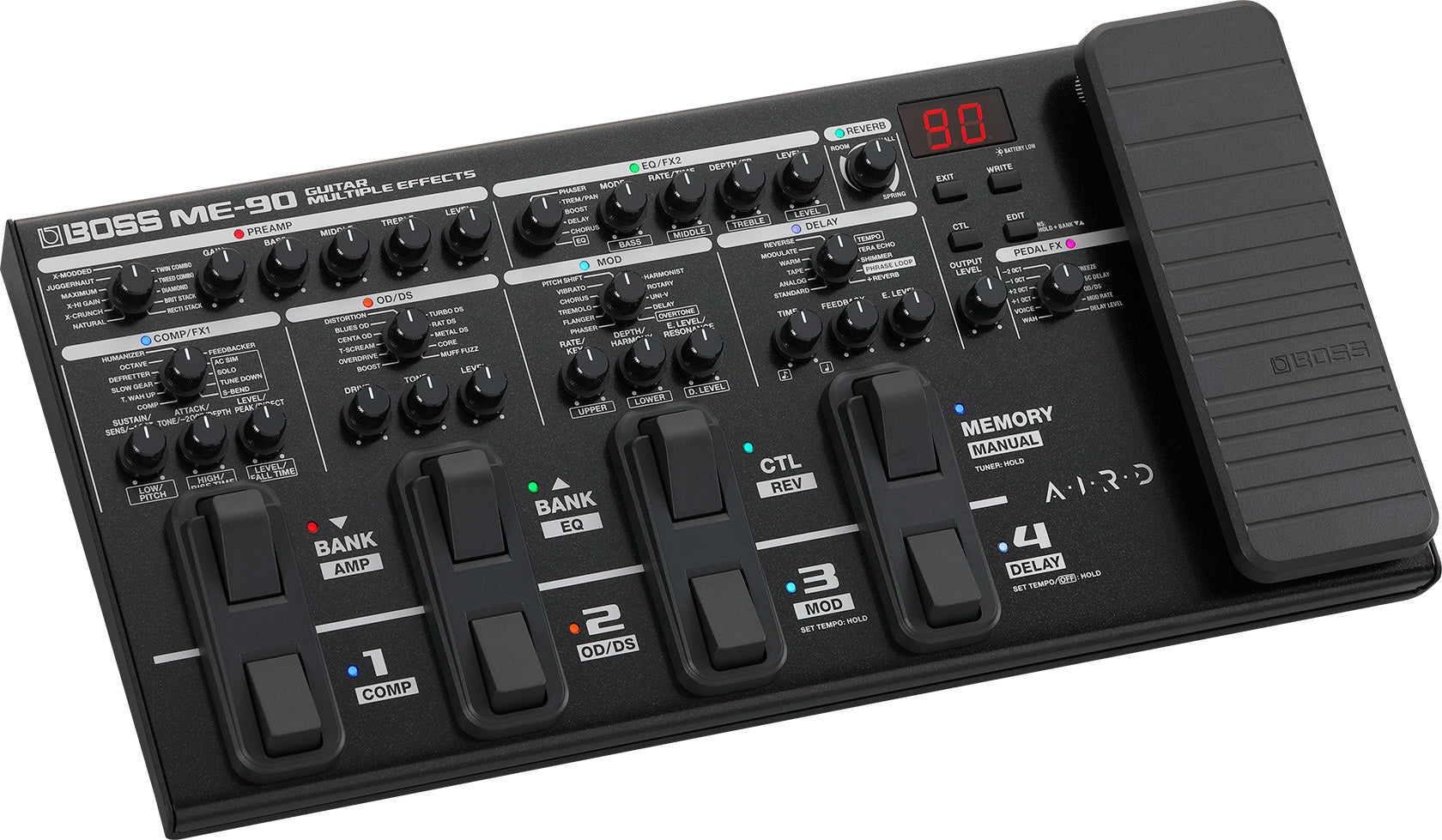 Procesador De Efectos Boss Guitarra Electrica Me-90
