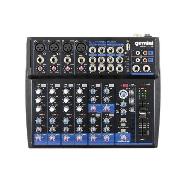 MEZCLADOR GEMINI GEM-12 USB