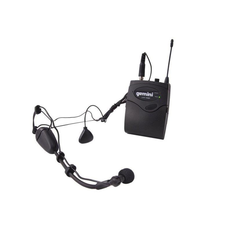 Microfono Gemini Uhf-01hl-f4 Inalambrico