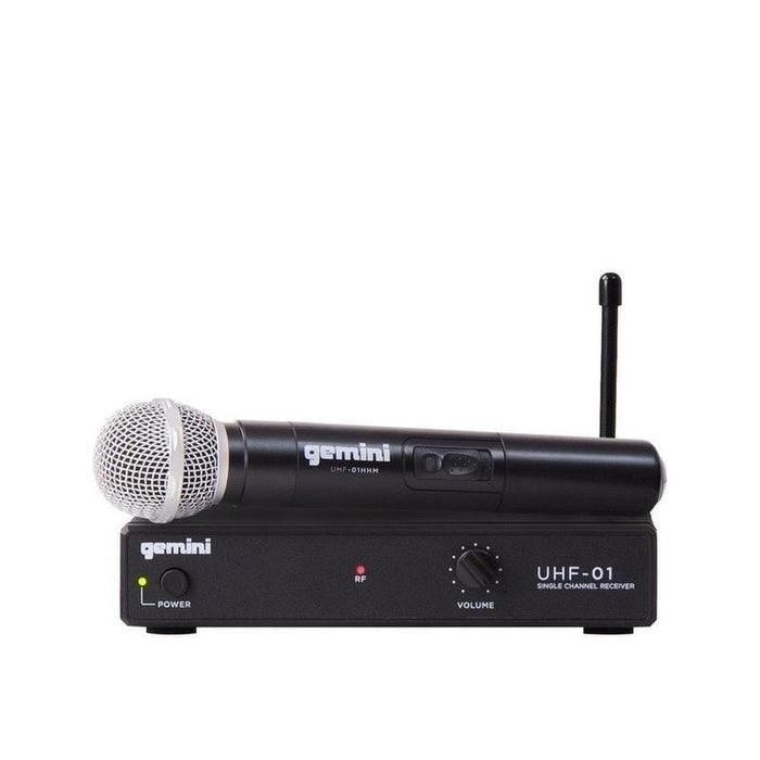 Microfono Gemini Uhf-01m-f3 Inalambrico De Mano