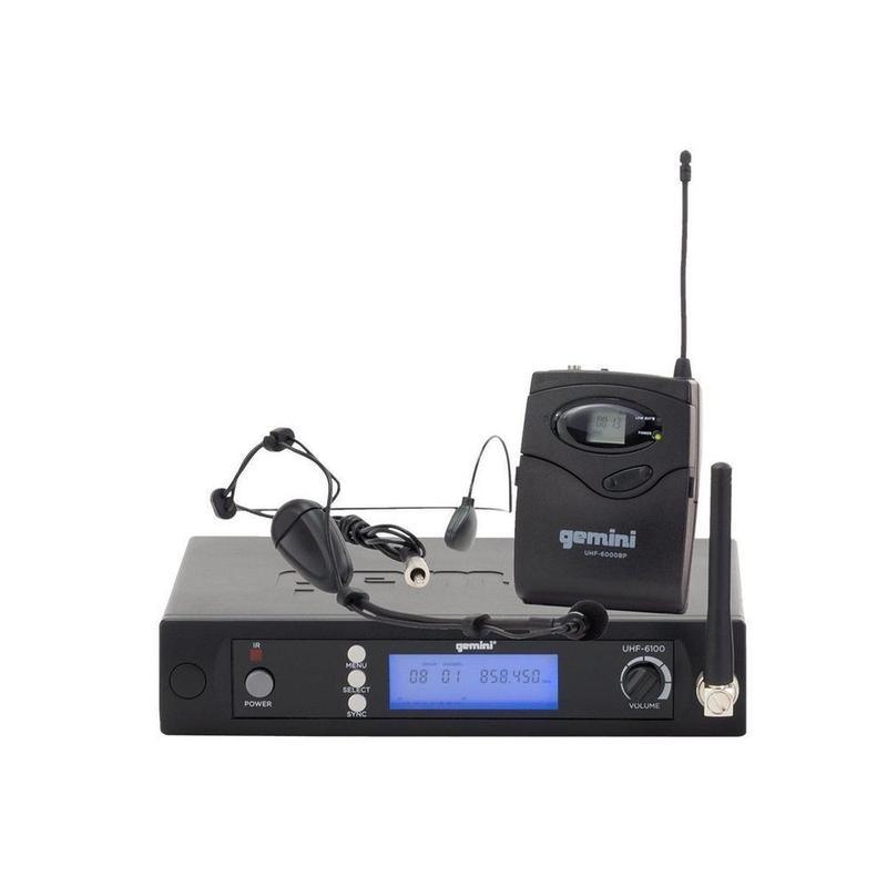 Microfono Gemini Uhf-6100Hl-R2 Inalambrico