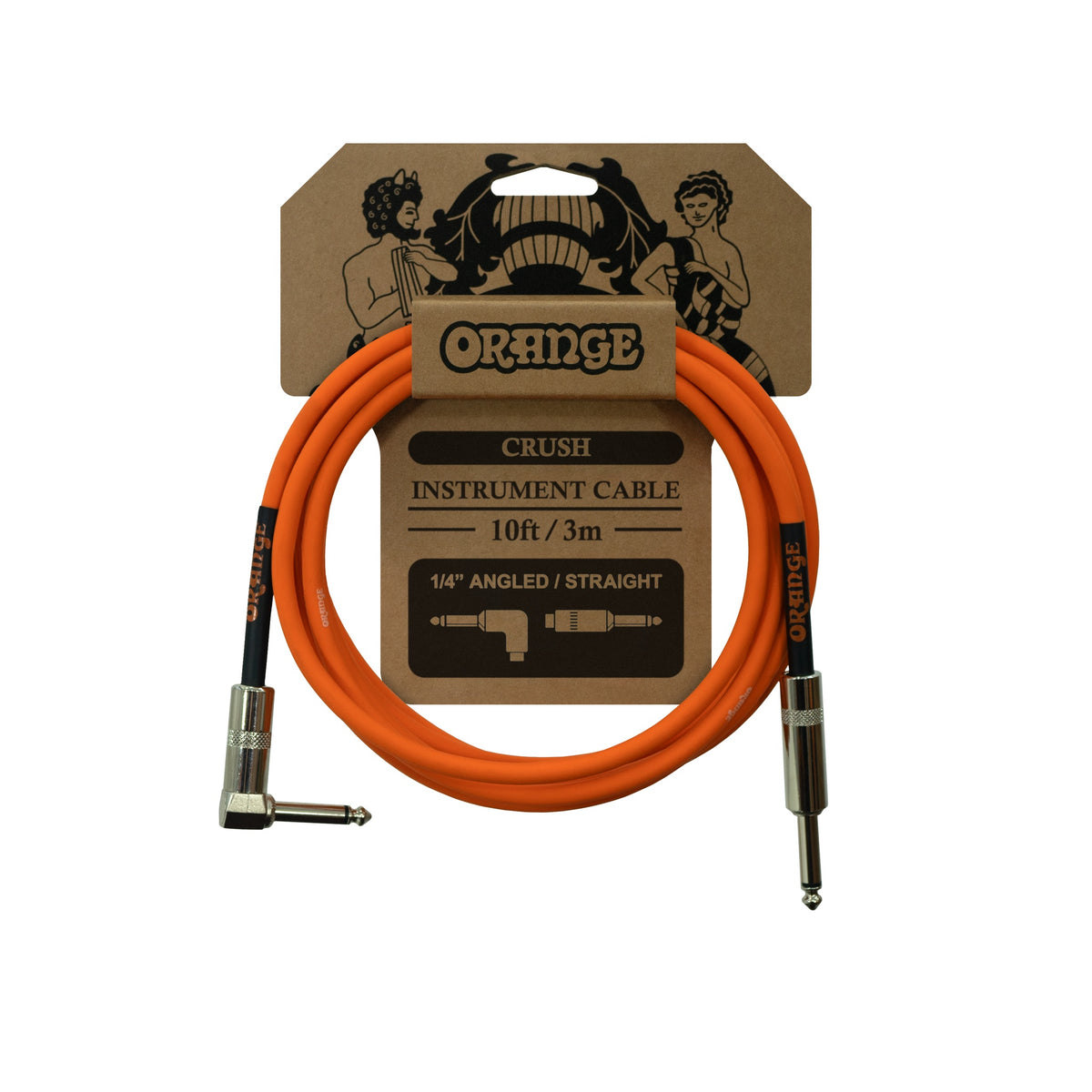 Cable Instrumento Orange CA035 Conectores Recto y Acodado 3m — vista 1