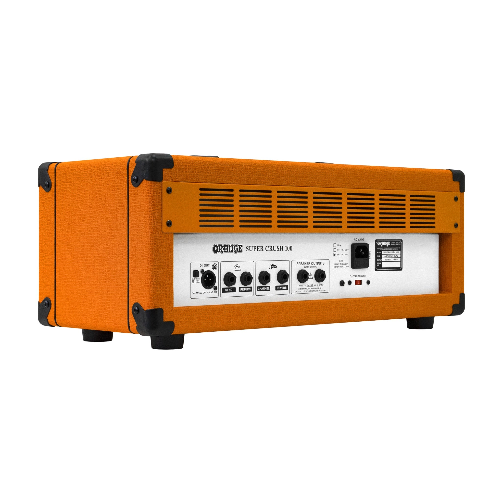 Amplificador Cabezal Guitarra Eléctrica Orange Super Crush 100-H 100W — vista 4