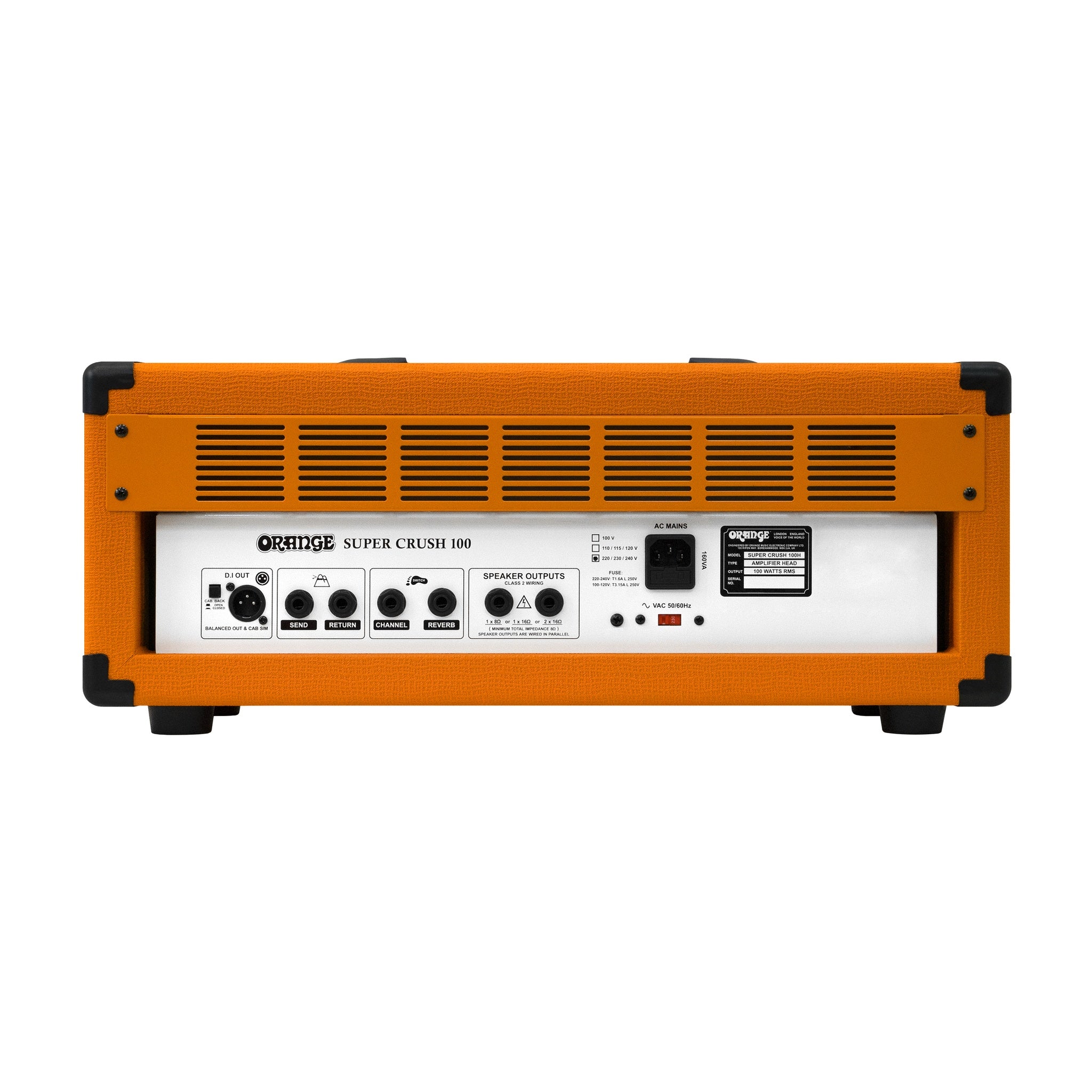 Amplificador Cabezal Guitarra Eléctrica Orange Super Crush 100-H 100W — vista 5