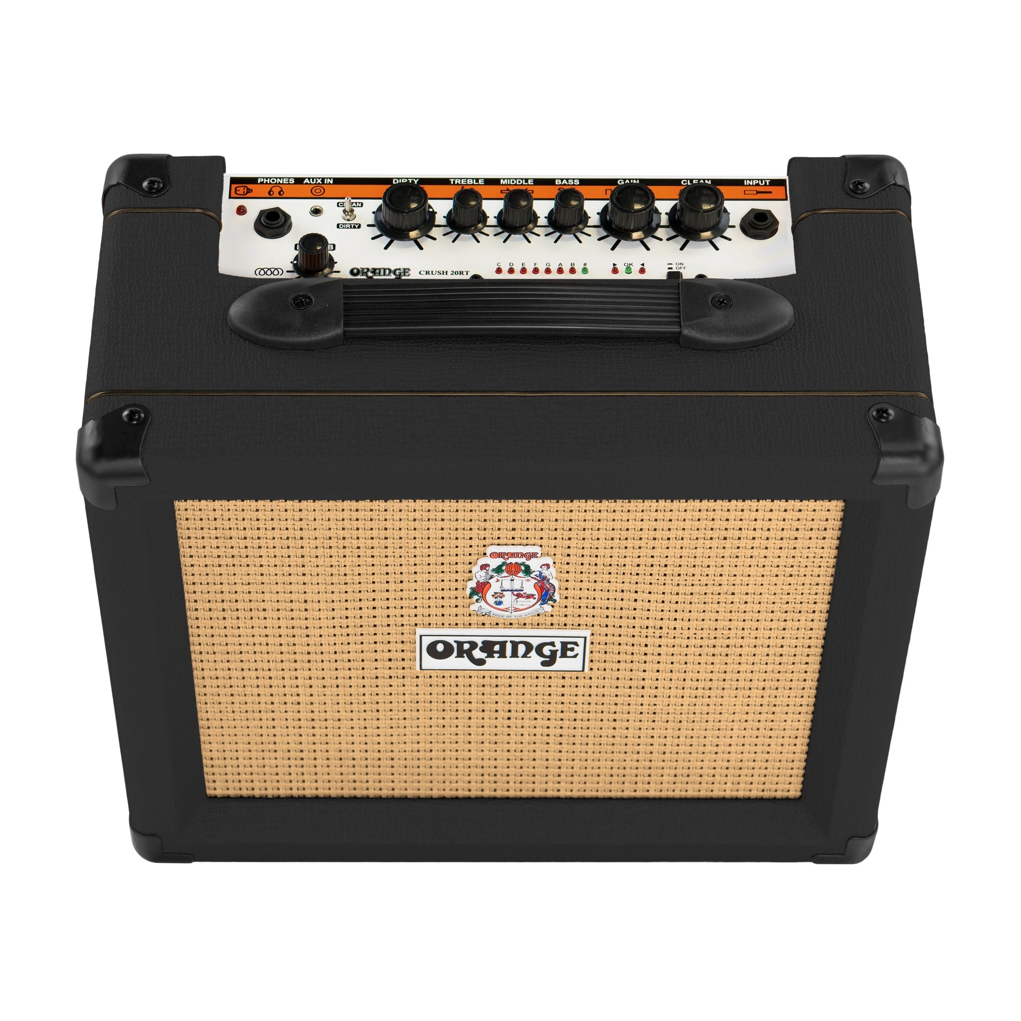 Amplificador Combo Guitarra Eléctrica Orange Crush 20RT Negro 20W — vista 6