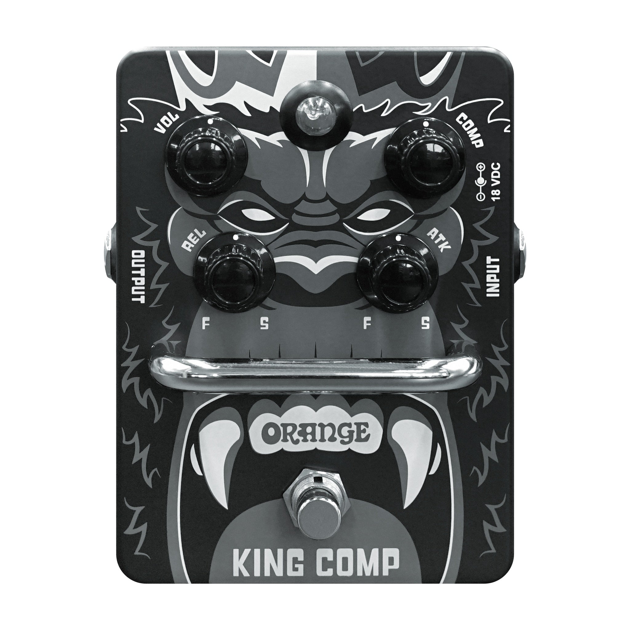 Pedal Compresor Guitarra y Bajo Eléctricos Orange King Comp VCA Clase A — vista 1