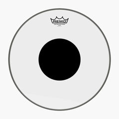 Parche Remo Encore De 22 Punto Negro Transparente En-1322-ct