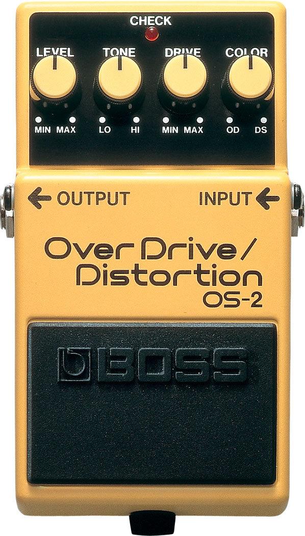Pedal Boss Guitarra Electrica Os-2 Overdrive And Distortion