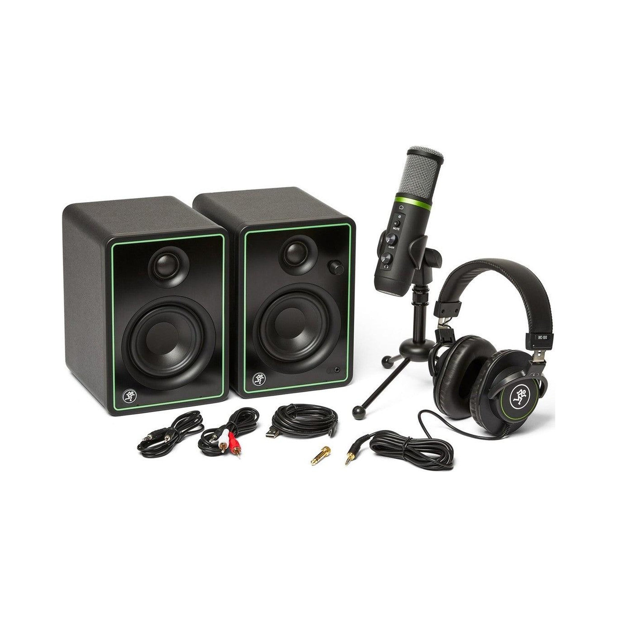 Kit de grabación Mackie Creator Bundle con micrófono, monitores y audífonos — vista 1