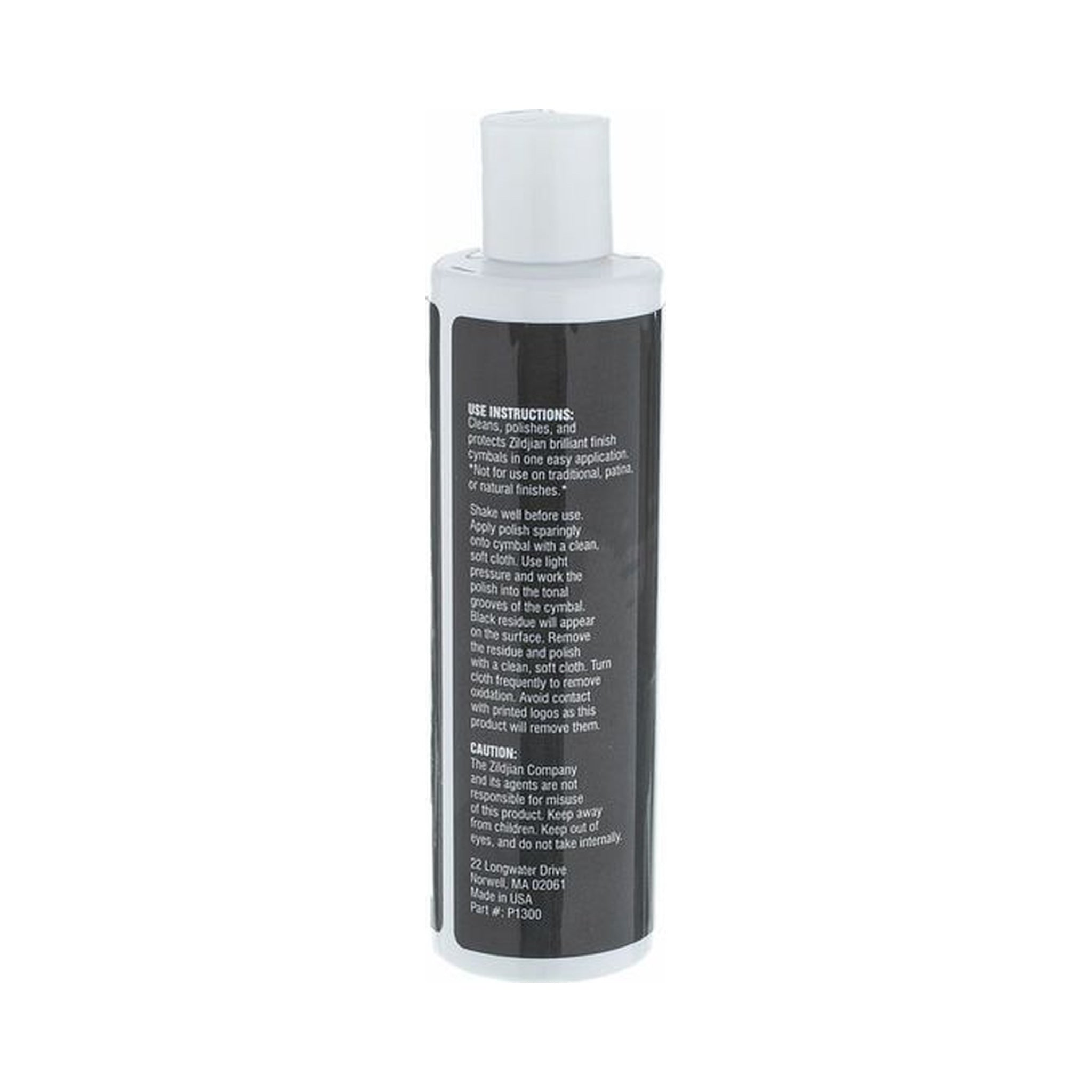 Limpiador para platillos Zildjian P1300 Brilliant Finish de 250 ml — vista 2