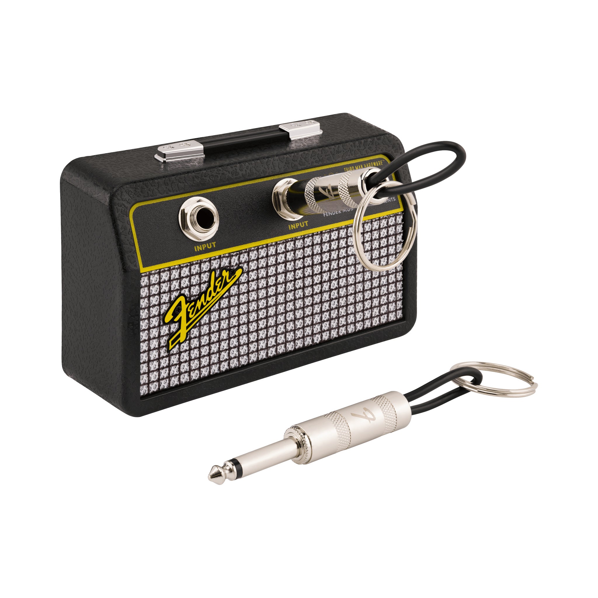 Colgador de llaves Fender Third Man Hardware Mini Jack Rack 9170000188 con dos llaveros — vista 2