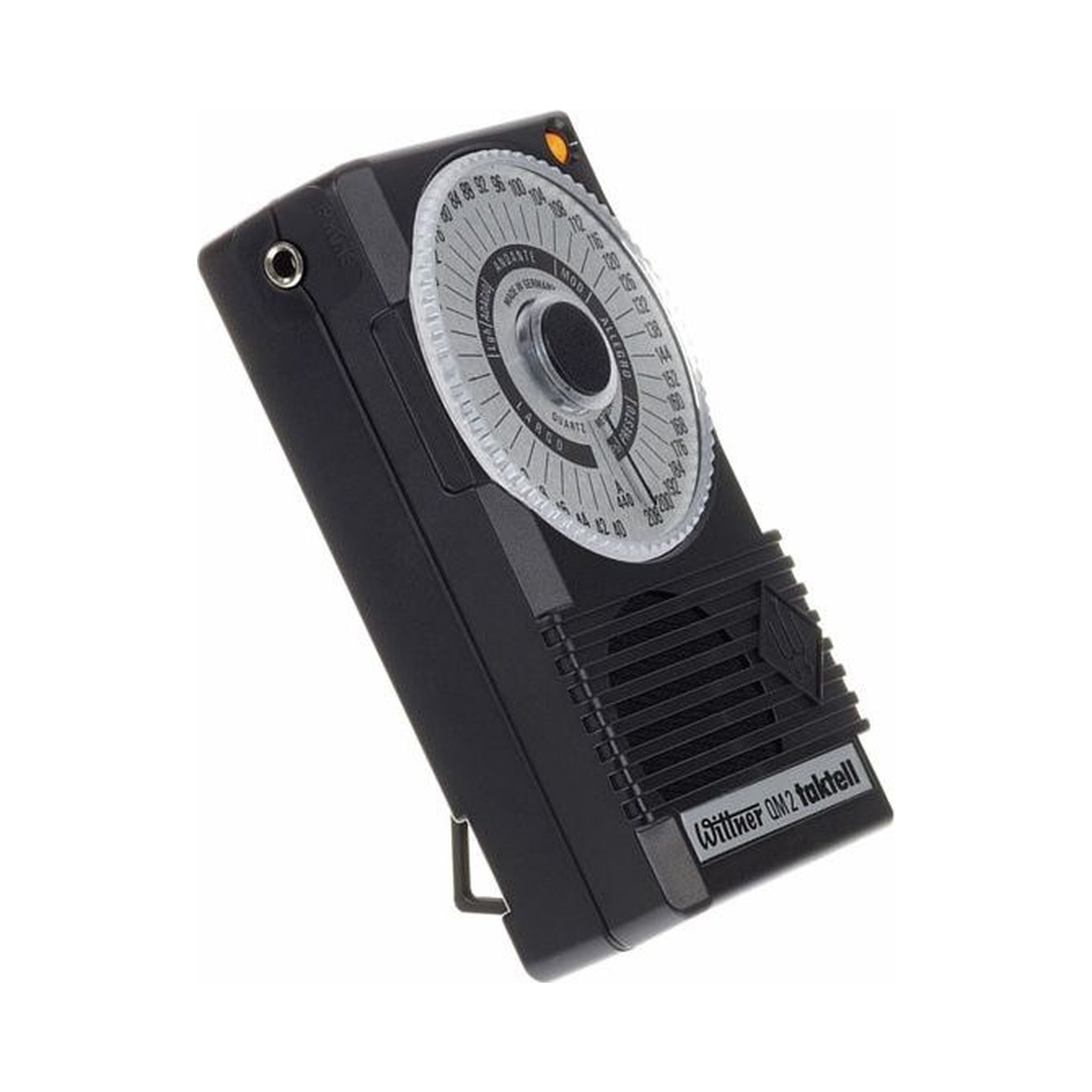 Metrónomo electrónico Wittner Taktell Quartz QM 2 negro con señal LED — vista 2