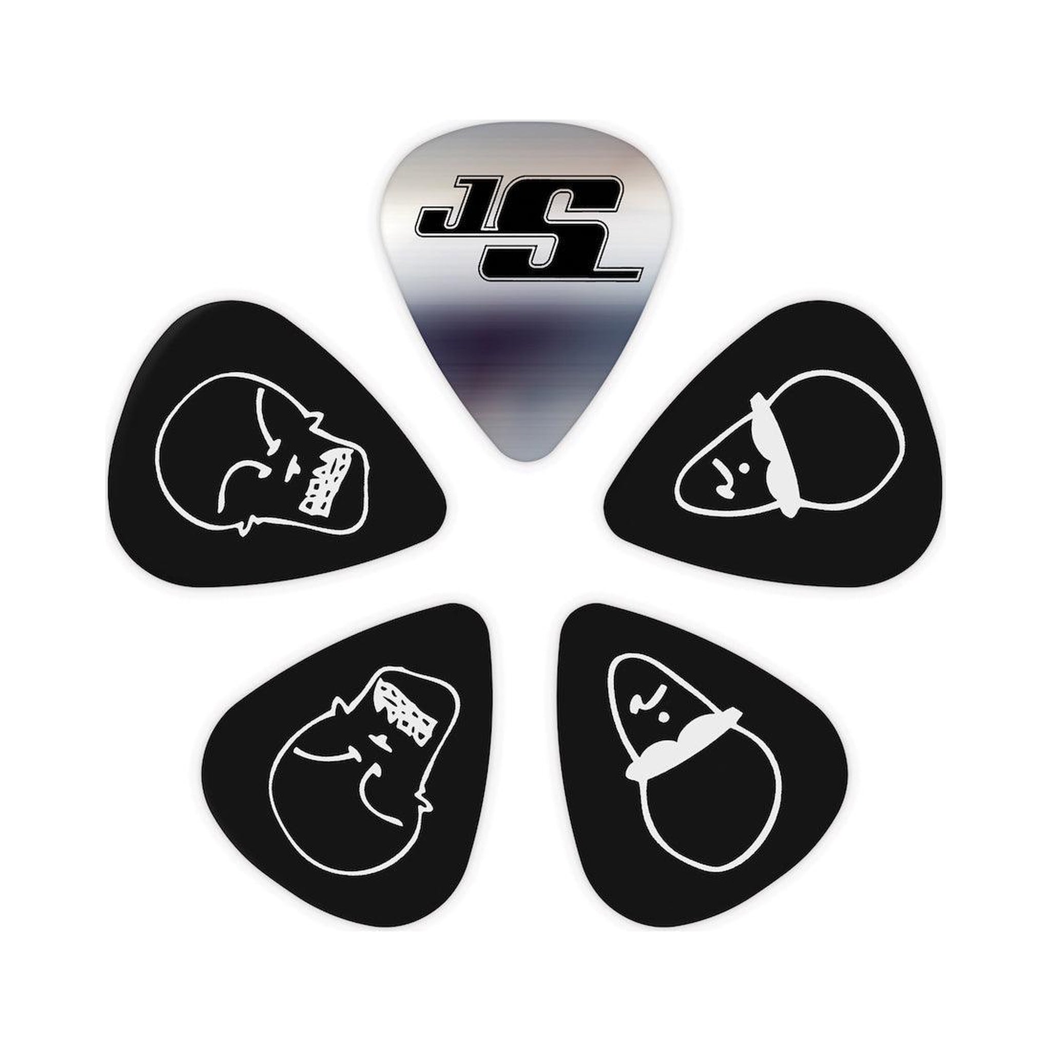Púas D’Addario JSCD-01 — juego de cinco — vista 1