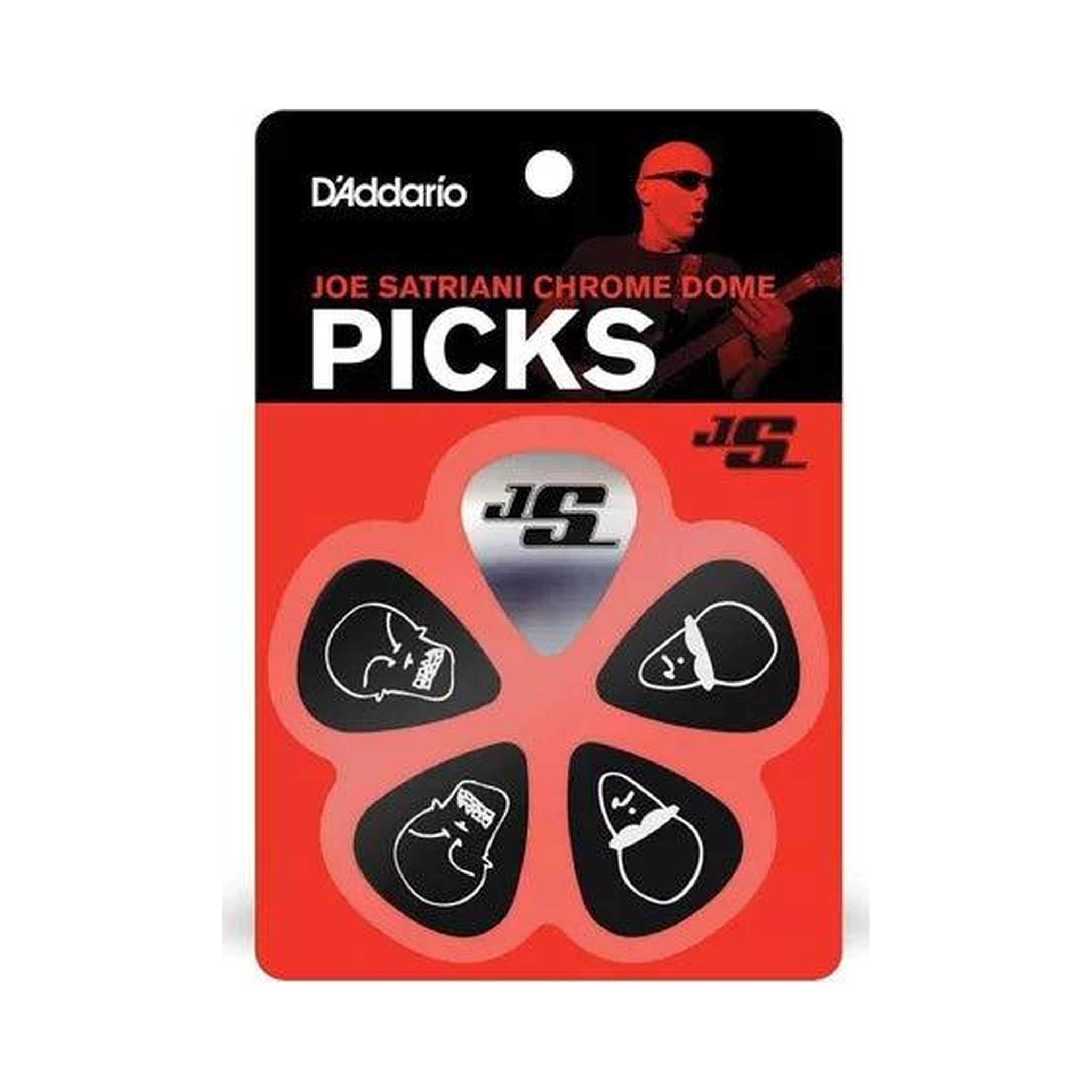 Púas D’Addario JSCD-01 — juego de cinco — vista 2