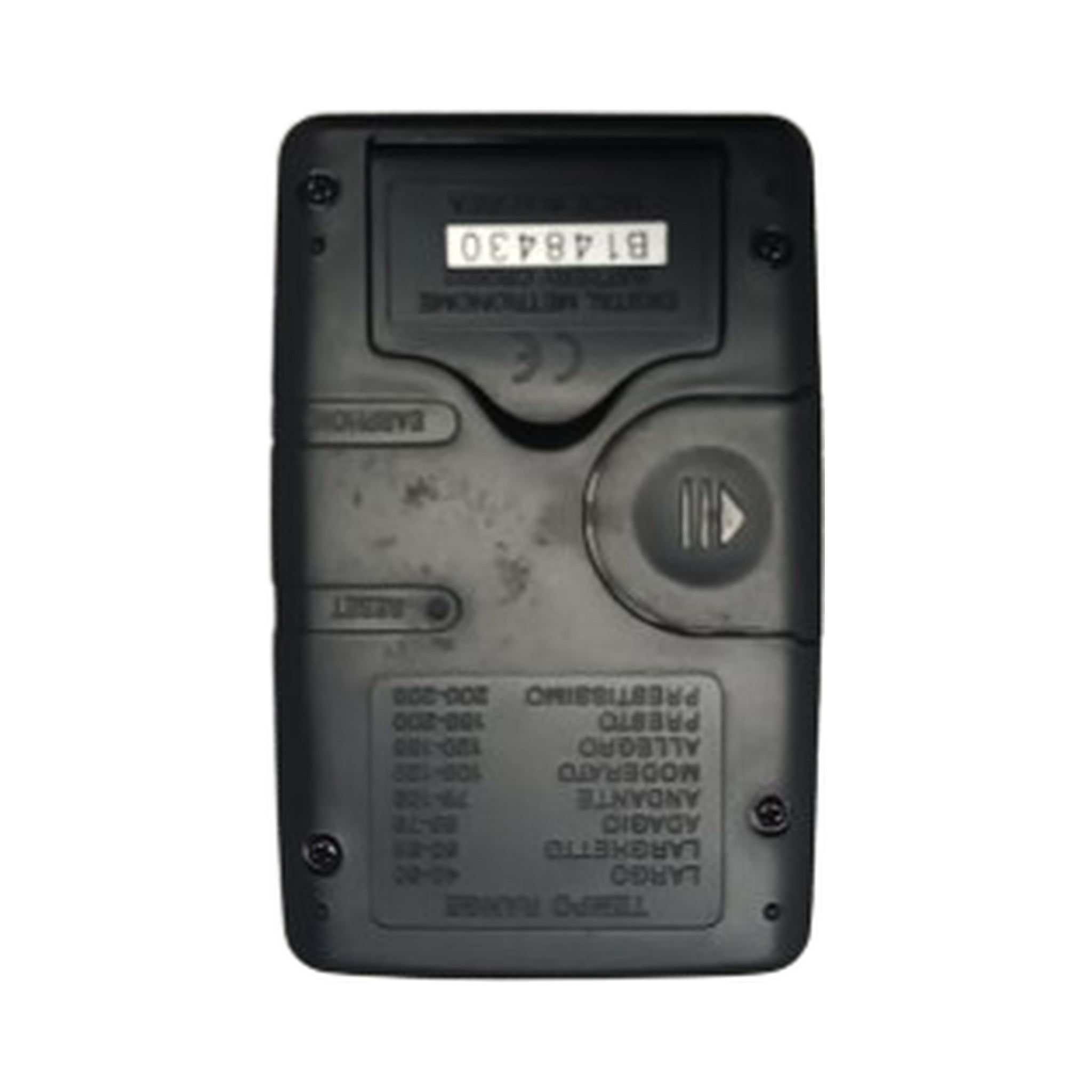 Metrónomo digital Wittner MT-400 con pantalla LCD y diez compases — vista 2