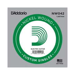 Cuerda individual para guitarra D’Addario NW042 de calibre .042 — vista 2