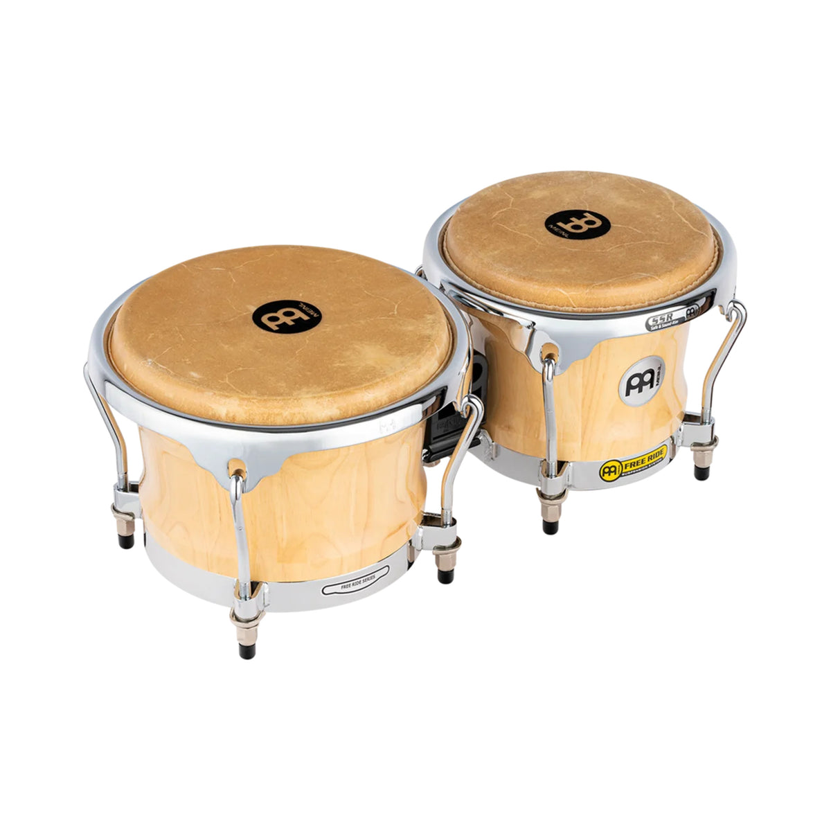 Bongós Meinl FWB400NT Free Ride de 7 y 8½ pulgadas natural — vista 1