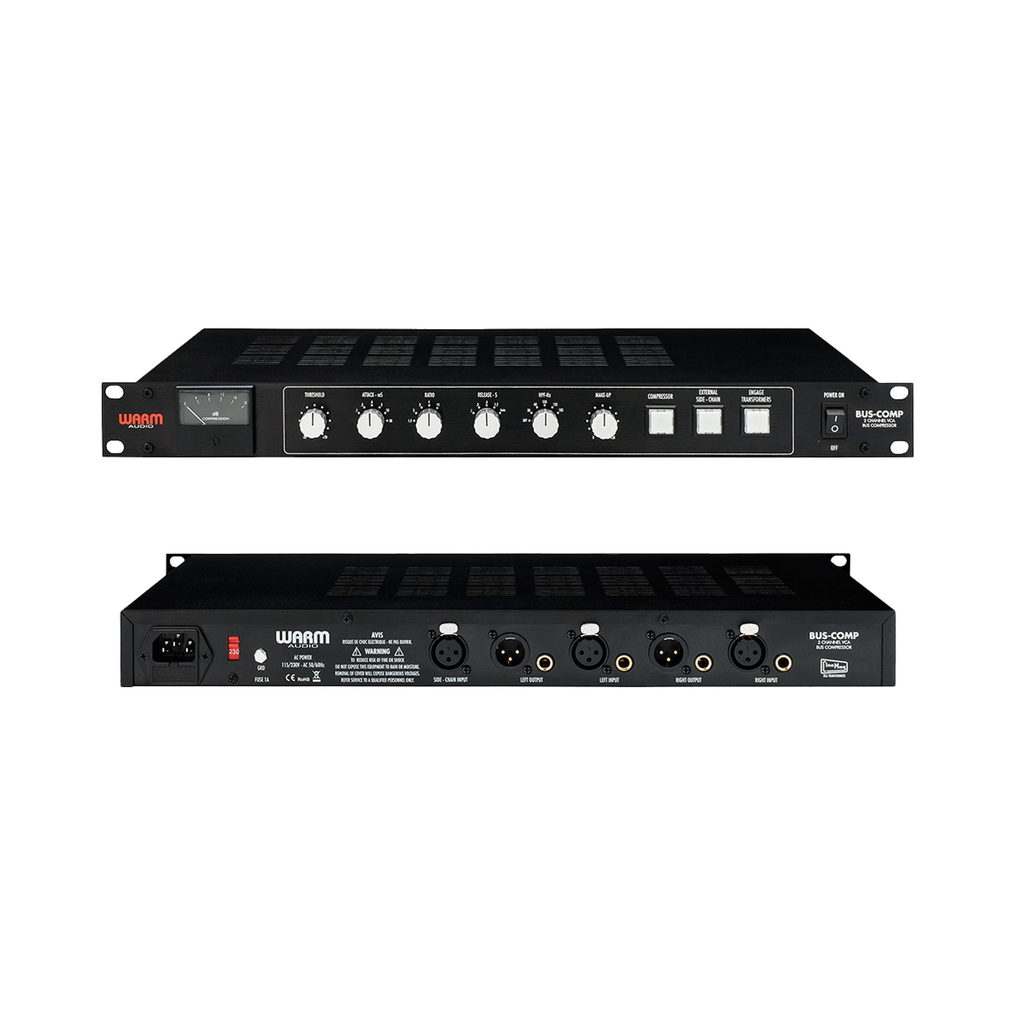 Compresor estéreo Warm Audio BUS-COMP analógico de dos canales — vista 2