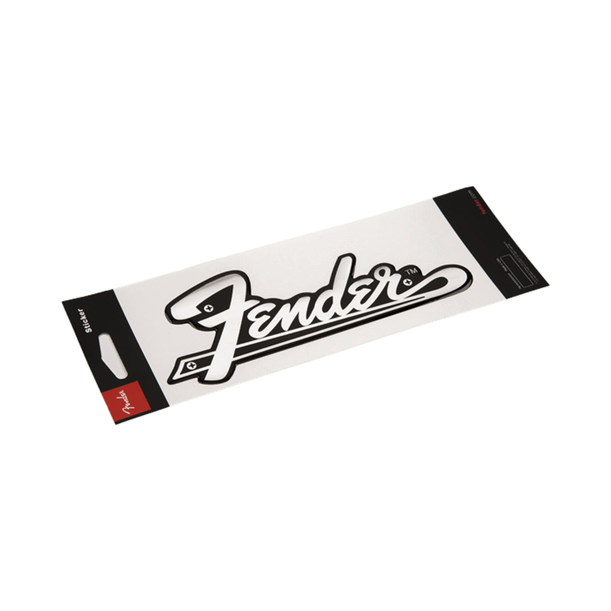 Calcomanía de amplificador Fender 9100288000 Amp Logo con textura 3D — imagen real del producto