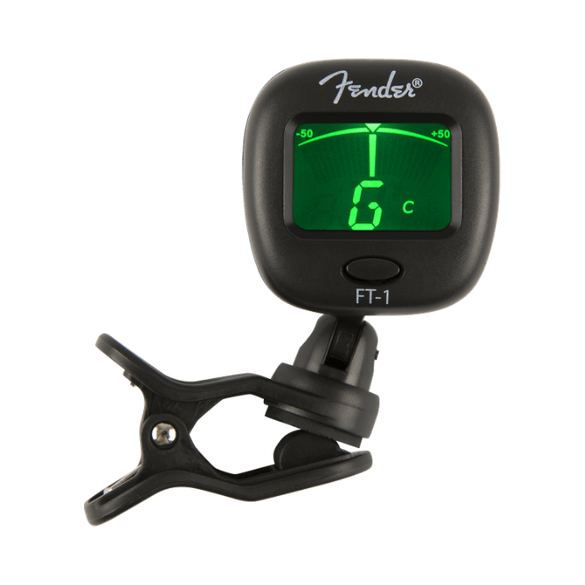 Afinador de pinza Fender FT-1 Pro 0239978000 negro con sensor de vibración — vista 1