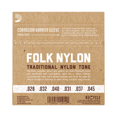 Encordado D’Addario Folk Nylon EJ32 con extremos de bola — vista 2