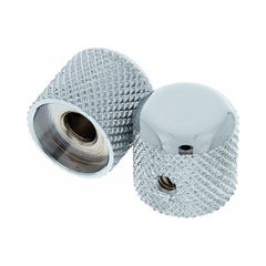 Perillas Fender Dome 0992056000 cromadas para Telecaster y Precision Bass, juego de dos — vista 2