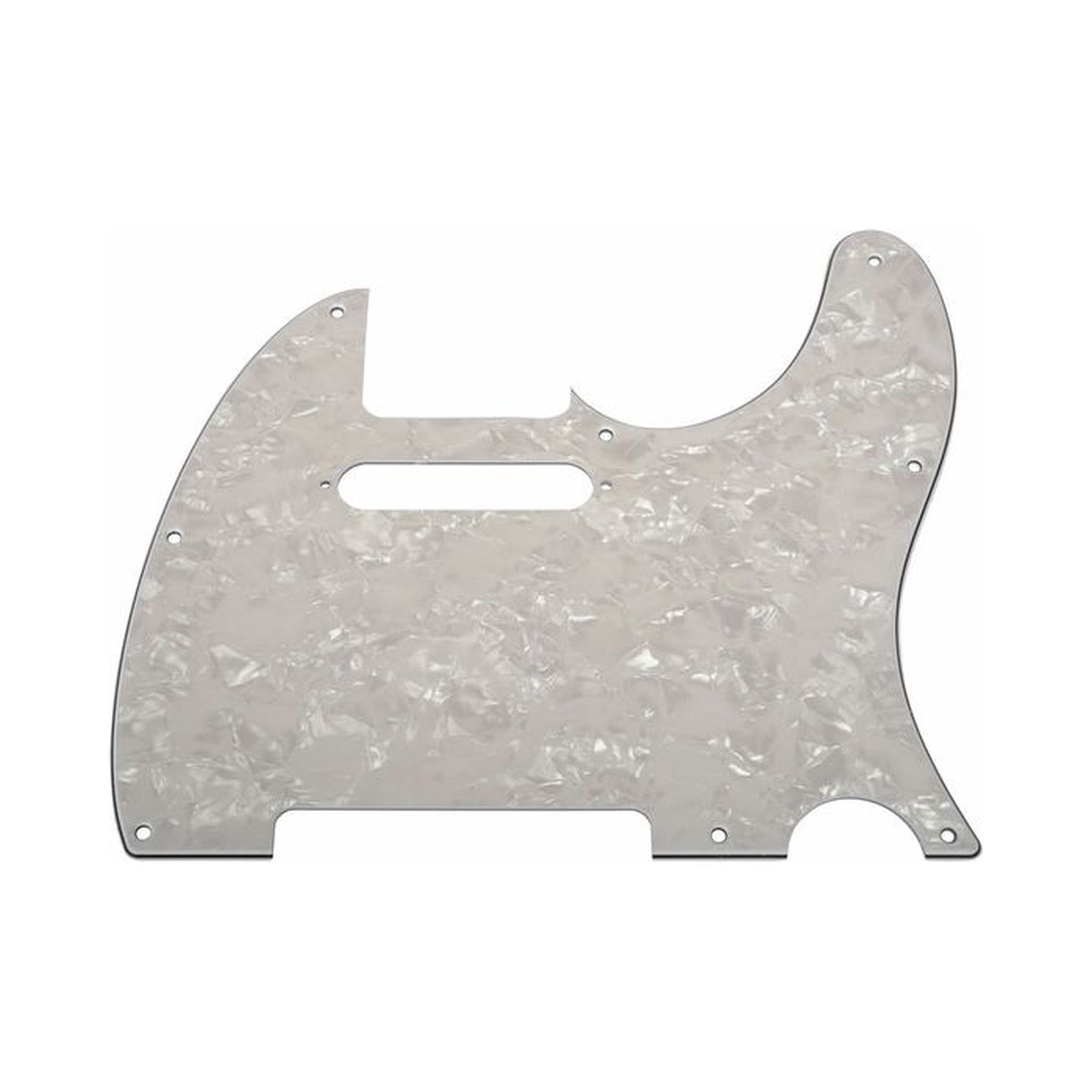 Golpeador para Telecaster Fender 0992150000 White Pearl de ocho orificios — vista 1