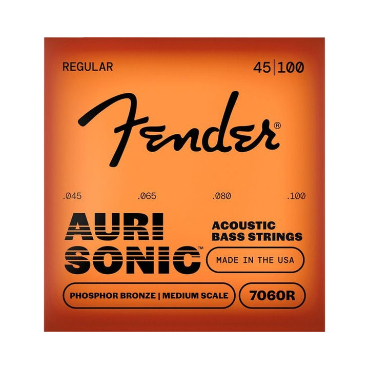 Encordado para bajo acústico Fender AuriSonic 7060R de bronce fosforado 45–100