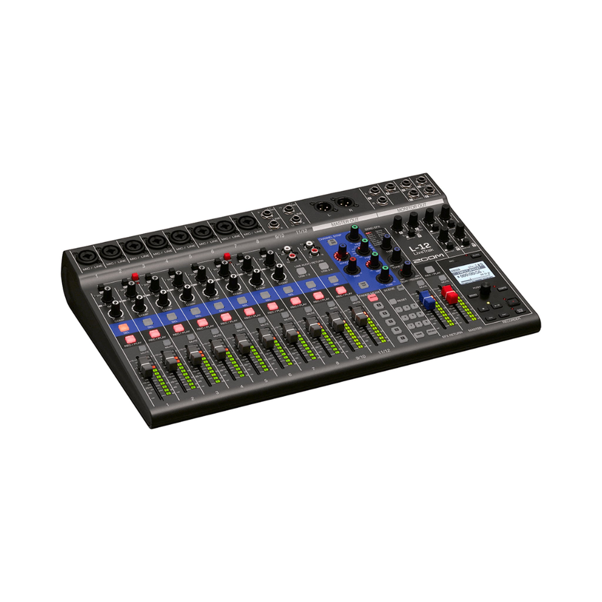 Mezclador y grabador Zoom LiveTrak L-12 de doce canales — vista 1