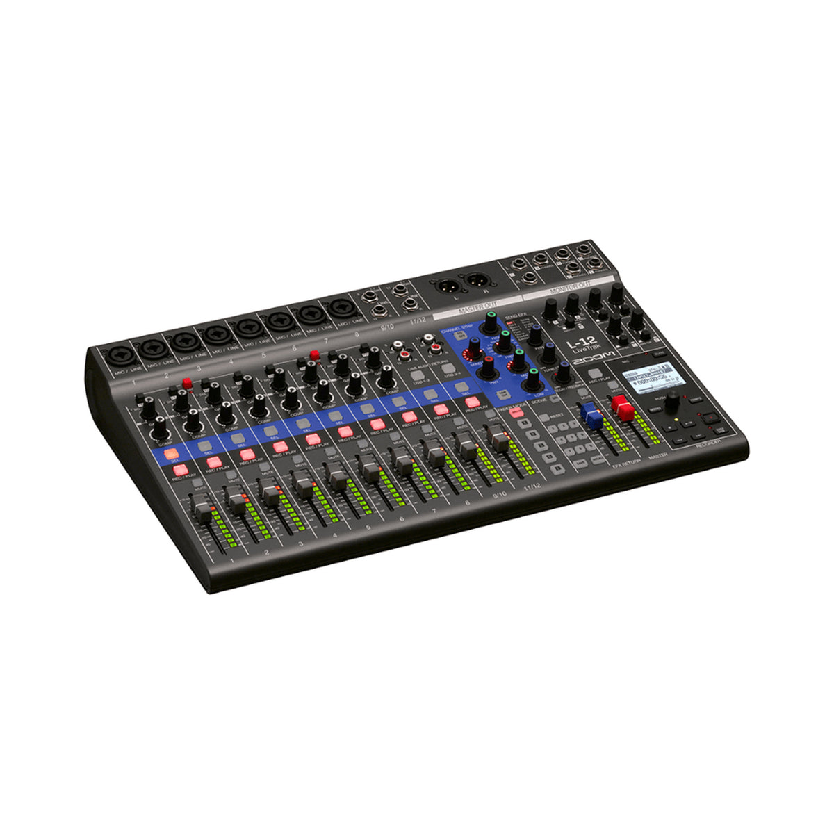Mezclador y grabador Zoom LiveTrak L-12 de doce canales — vista 1