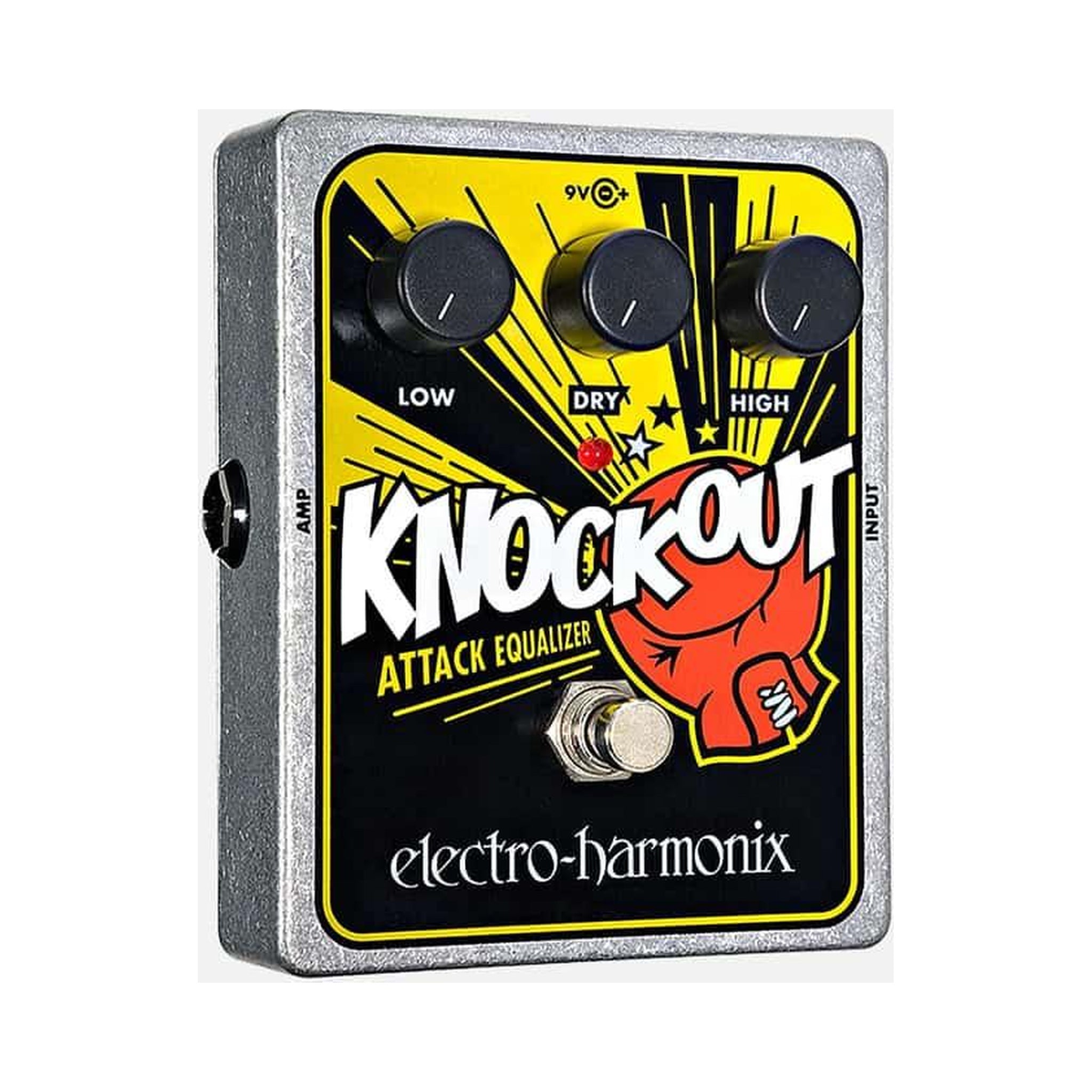 Pedal ecualizador de ataque Electro-Harmonix Knockout analógico para guitarra y bajo — imagen real del producto