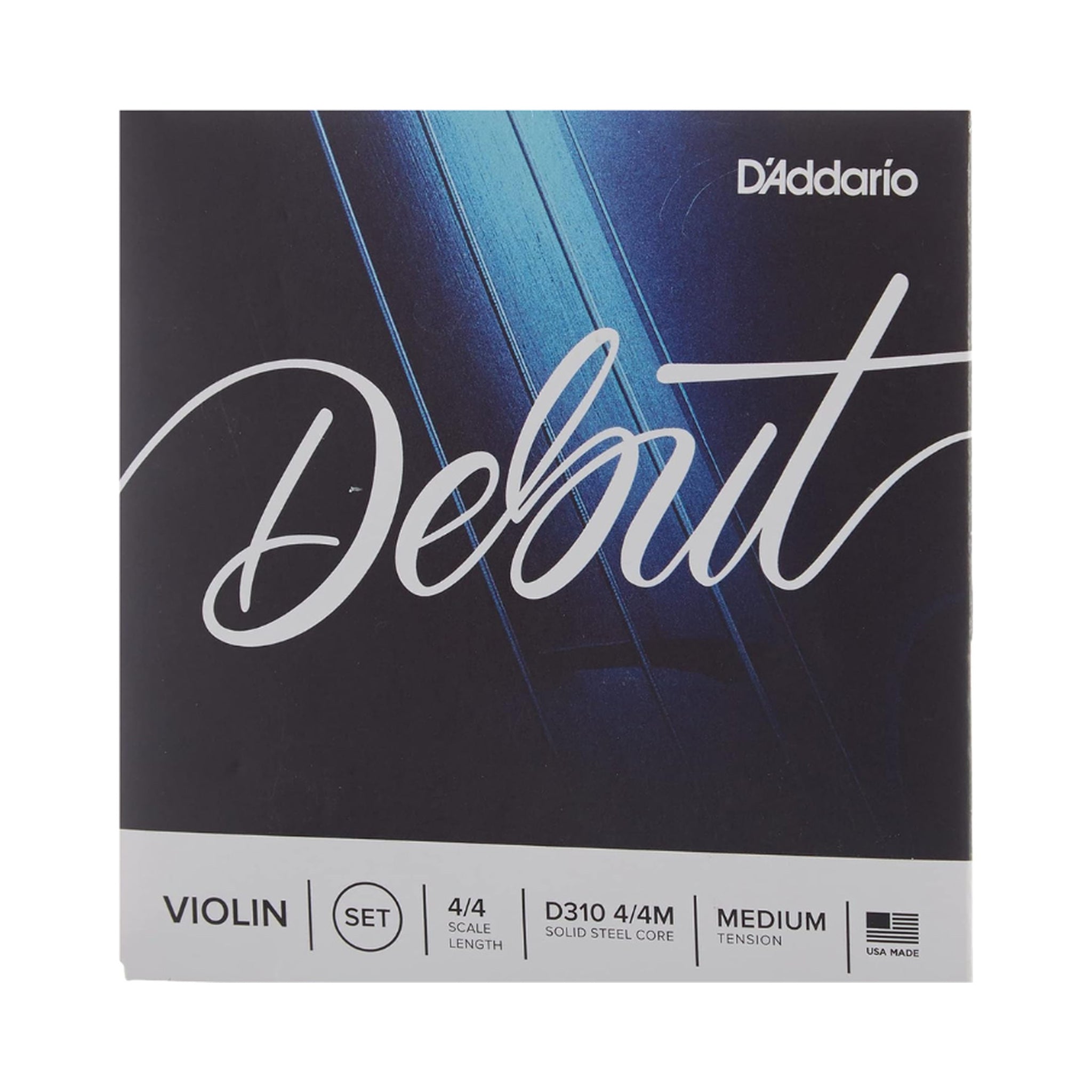 Encordado para violín D’Addario Debut D310 4/4M de tensión media — vista 1