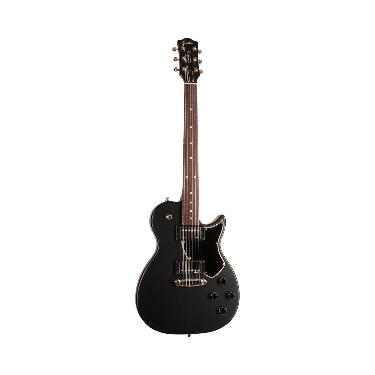 Guitarra eléctrica Godin Summit Classic SG Matte Black con dos humbuckers — vista 1