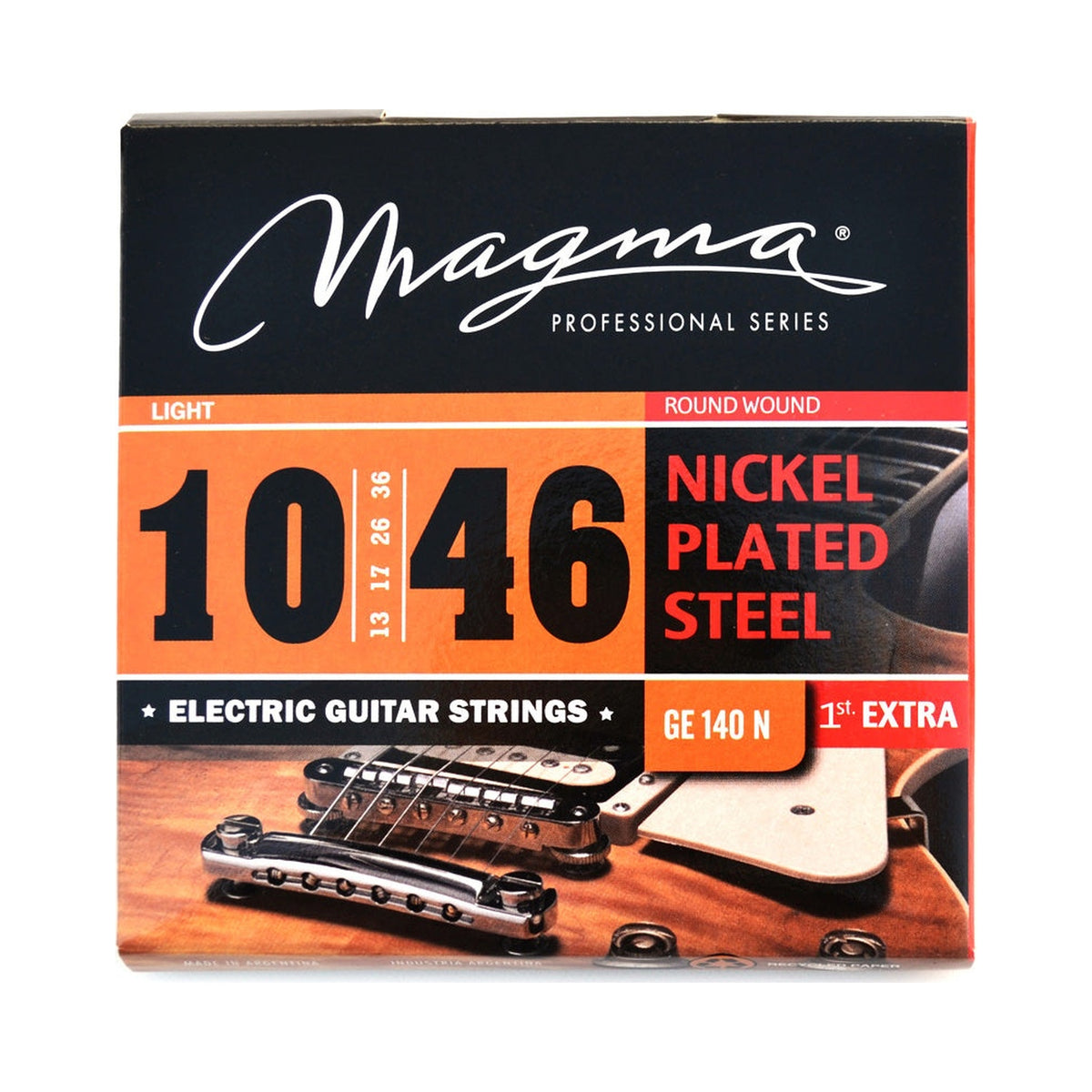 Encordado para guitarra eléctrica Magma GE140N Regular Light 10–46 — vista 1